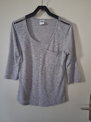 leichtes 3/4 Arm T-Shirt, Vero Moda, grau, Gr. S, Nr. 159