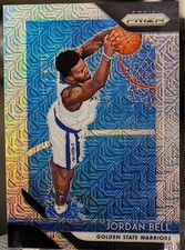 2018/19 PANINI PRIZM JORDAN BELL #292 MOJO PRIZM PARALLEL #13/25 WARRIORS