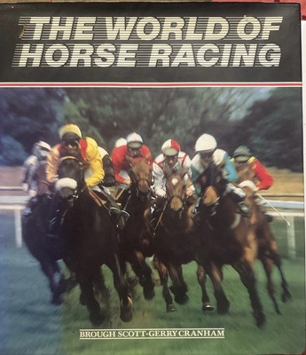 HORSES , THE WORLD OF HORSE RACING by SCOTT AND GRANHAM , HUGE BOOK , HC/DJ