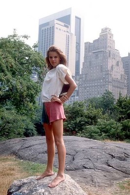 Desiree Nosbusch on Manhattan in New York USA 1982 Historic Old Photo 6