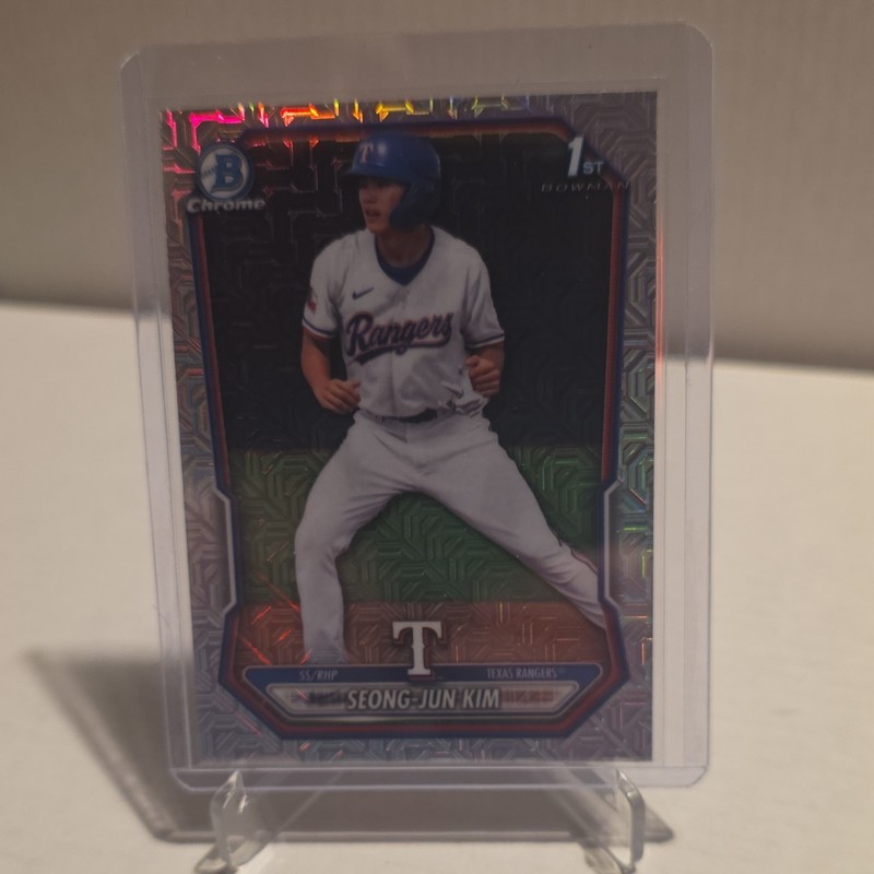 Bowman 2024 Chrome Prospects 1st Bowman Seong-Jun Kim Texas Rangers BCP-151