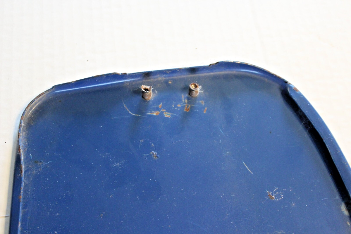 1950s Sunbeam Bread Screen Door Push Plate Only Less Bar Porcelain