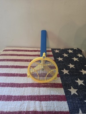 Flying Bug Zapper FBZ-10 Electric Fly Swatter Racket Blue/Yellow 1-Pack