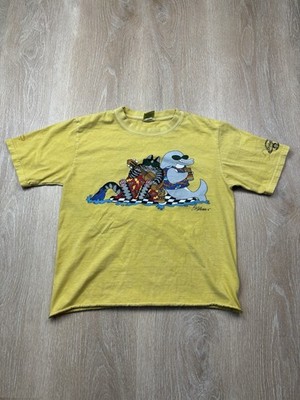 Vintage Crazy Shirts Hawaii B.Kliban Cat Dolphin Men s T Shirt Size Small
