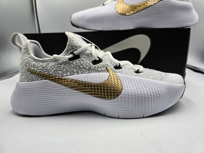 Nike Lebron TR 1 White Metallic Gold FJ6151-006 Size Mens 10