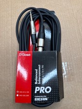 Hosa 15 foot Balanced Interconnect XLR3F to 1/4 in TRS