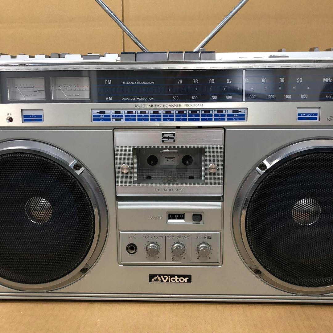 Victor RC-M70 Stereo Boombox Radio Cassette Recorder Retro