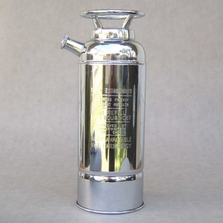Vintage Thirst Extinguisher Musical Cocktail Shaker Decanter Barware Music Box
