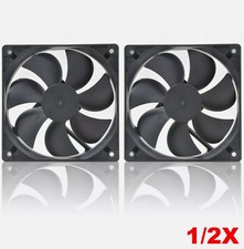 1/2x DC12V 2PIN PC Cooling Fan 120mm Computer Case Cooler CPU Heat Sink Silent