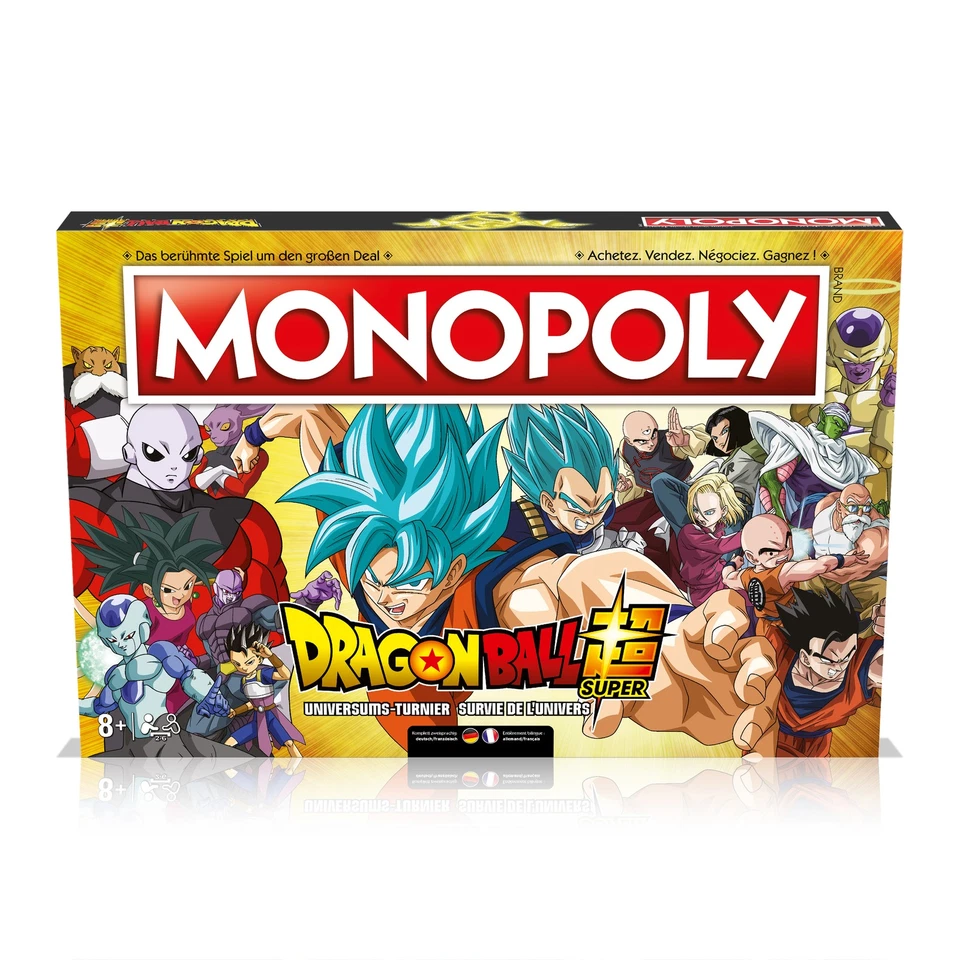 Monopoly Dragon Ball Super deutsch französisch Brettspiel Gesellschaftsspiel - Bild 3 von 4