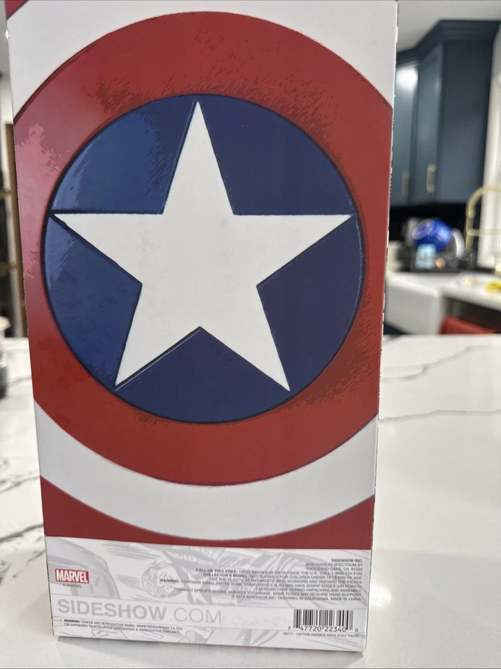Sideshow Marvel Captain America Scale 1:6 Brand New In Original Packaging - Image 4 of 4