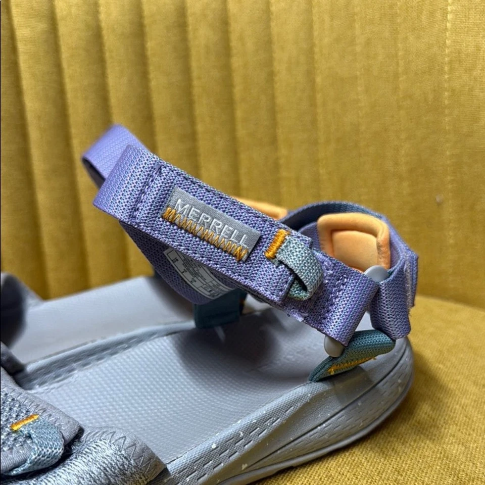 Sandalia deportiva Merrell Bravada para mujer con correa trasera color paloma verano caminar Foto 2 de 4