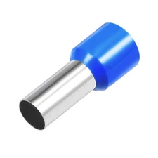 10Pcs VE25-16 Cord Pin End Wire Connector Electrical Crimp Terminal AWG4 Blue