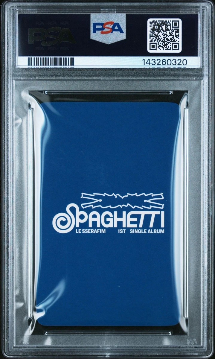 LE SSERAFIM Huh Yunjin Spaghetti WEVERSE Signature Photocard PSA