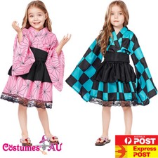 Kids Demon Slayer Costume Boys Tanjiro Kamado Giyu Tomioka Kimetsu No Yaiba
