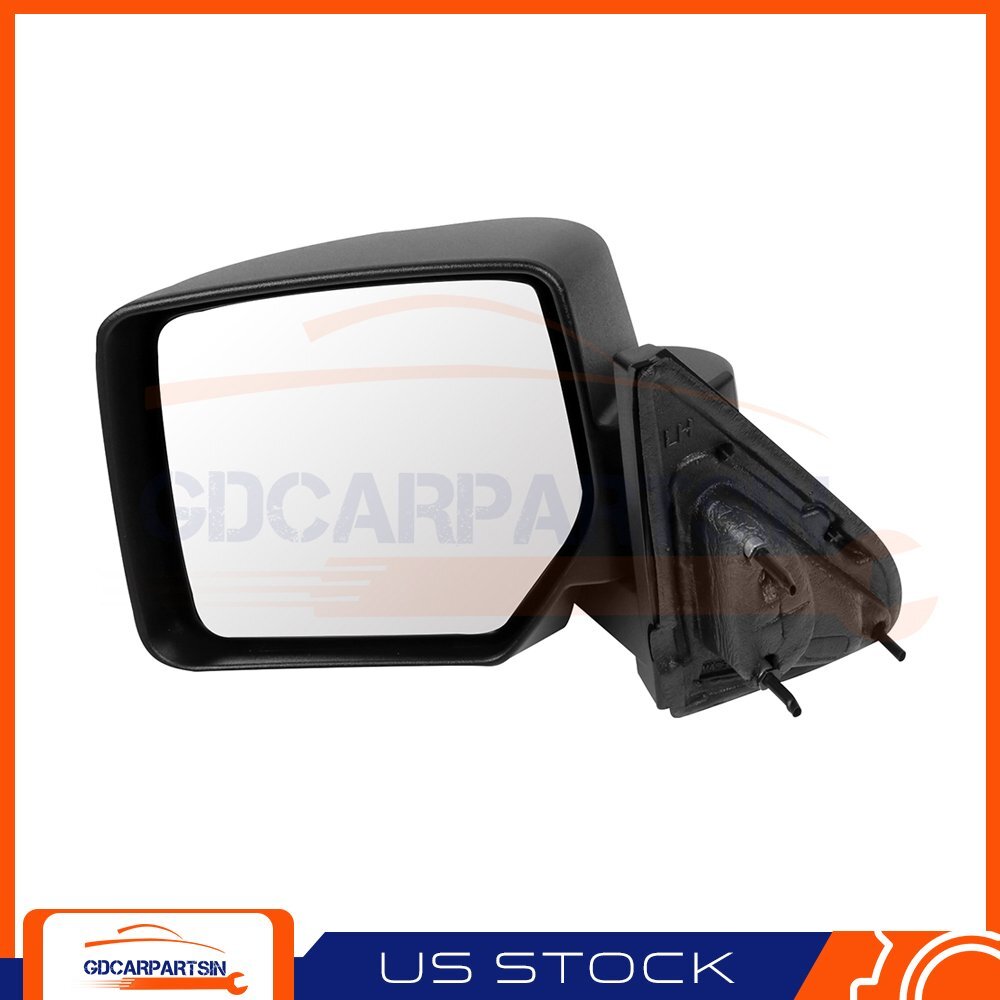 Manual Fold For 2007-2014 Jeep Patriot Black Textured Mirror Driver Left Side