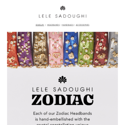 Lele Sadoughi Zodiac Leo Alice Headband NWT Peridot Green | eBay display picture 1