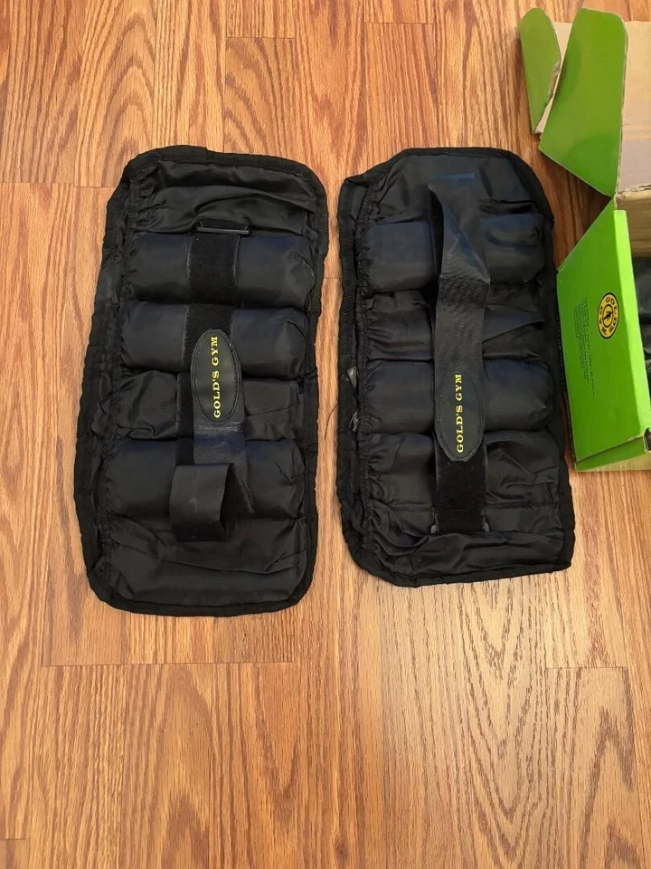 Gold’s Gym Par de Pesas de Tobillo Ajustables de 10 Libras 5 Lbs Cada Fuerza y Fitness Foto 4 de 4