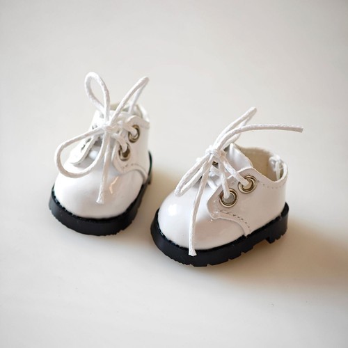 Zapatos de muñeca Labubu Monster negro blanco marrón para accesorio de juguete de peluche POP MART - Imagen 6 de 9