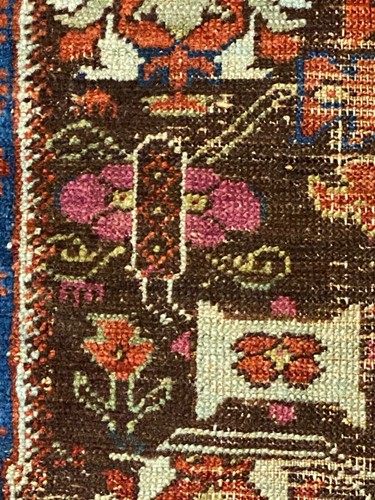 Antique Turkish Demirji / Dimirji Kula, ca. 1800; 5ft x 5ft - Picture 8 of 12