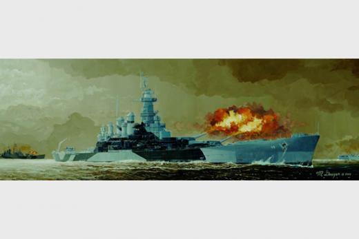 TRUMPETER 05303 1:350 USS BB-55 North Carolina battleship