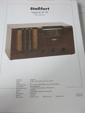 Radio-Fernseharchiv Schaltplan 93 Stassfurt Imperial 47 W, 1936