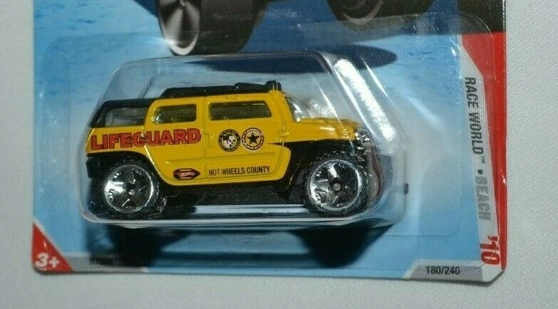 Hot Wheels Race World Beach 04/04 2010 - Rockster salvavidas amarillo Foto 2 de 3