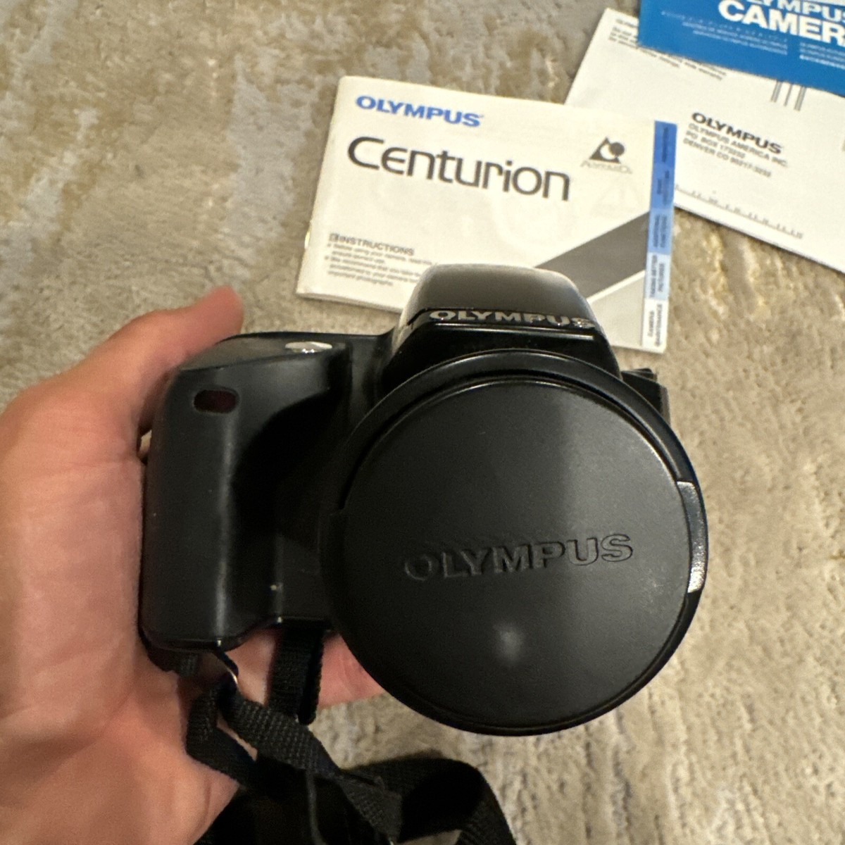 OLYMPUS CENTURION APS Camera w 25-100mm ZOOM LENS 35mm Quartz Film