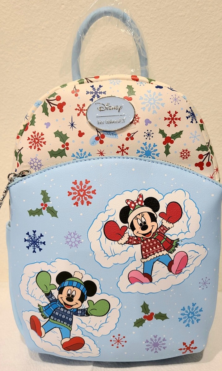 New Disney Mickey & Minnie Mouse Snow Angels Holiday  display picture 1