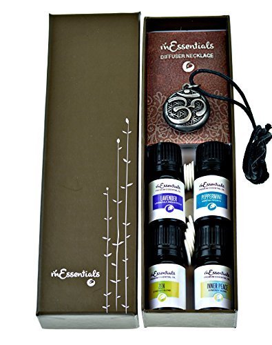 Aromatherapy Essential Oil Diffuser Necklace for Scent Therapy-image
