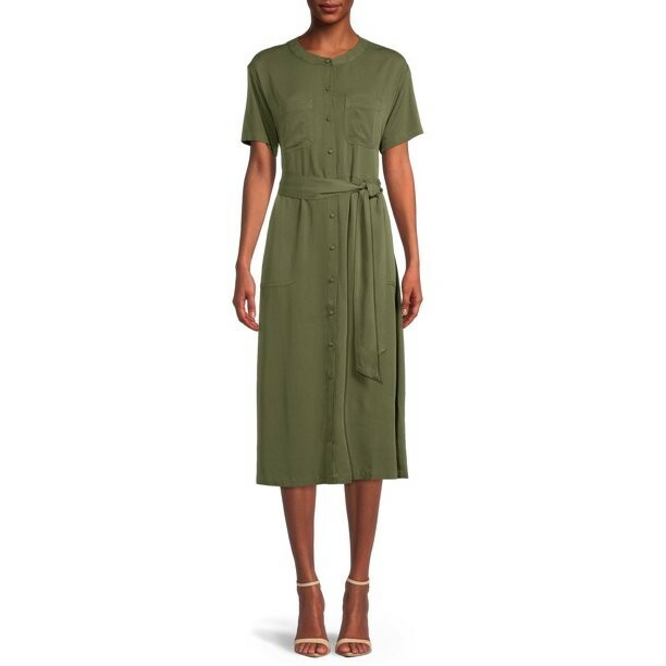 time and tru shirt dress Women's Knit T-Shirt (Black, Small 4-6) at Amazon Women's Clothing store It keeps you cool and comfortable all day T Shirt Dress Walmart Dresses