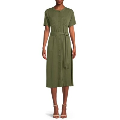 Time and Tru Women's Utility Shirt Dress, Green, Size Small (4-6) | eBay Time and Tru Women's Utility Shirt Dress, Green, Size Small (4-6) | eBay