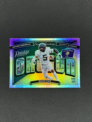2022 Panini Prestige - KAYVON THIBODEAUX #SG-18 - Seasons Greetings Oregon