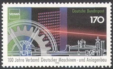 Germany 1992 Engineering/Engines/Machinery/Laser/Science/Cogwheel 1v (n29523)