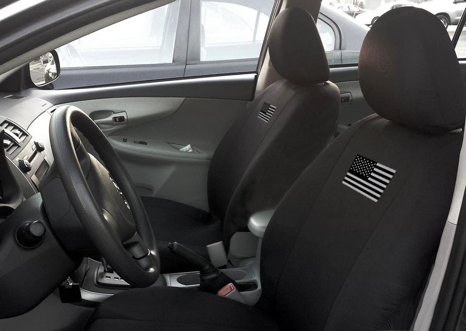 全新 美国国旗 汽车 卡车 SUV 座套 脚垫 套装 前后 适用于日产 — 第 4/4 张图片