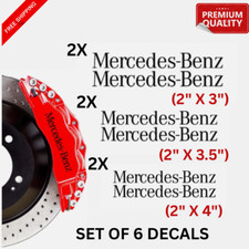 6x Mercedes-benz Brake Caliper Decal Stickers Car Decals Car Stickers 6x Mercedes-benz Brake Caliper Decal Stickers Car Decals Car Stickers