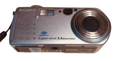 Sony Cyber-shot DSC-P5 3.2MP Digital Camera - Silver-WORKS