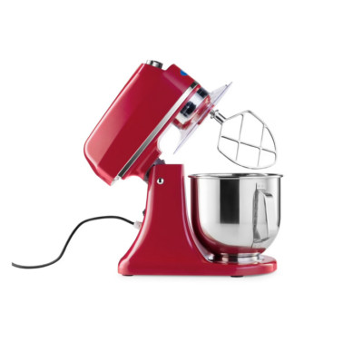 MAXIMA Gastro Planetenmischer - 7 l - Bis zu 2 kg Teig - Raspberryrot