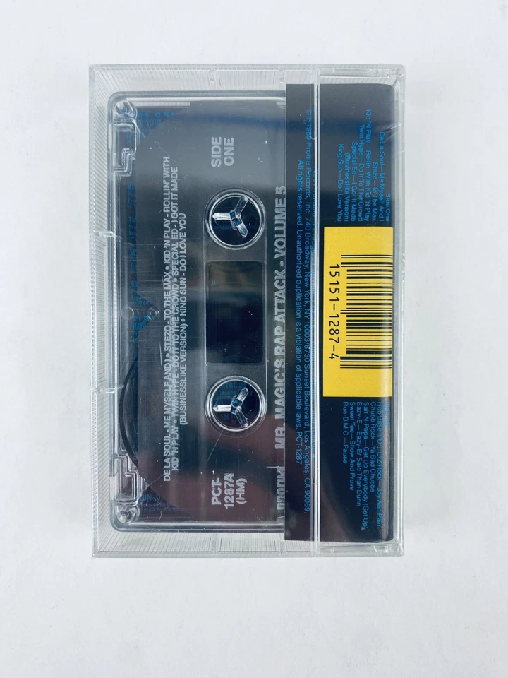 Mr Magic's Rap Attack Vol 5 Cassette Tape SEALED + Hype, Eazy-E, De La Soul HTF - Image 2 of 3