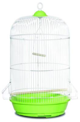 Prevue Hendryx Round Parakeet Cage 13'' X 13'' X 26'' Assorted