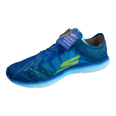 Skechers GOrun Horizon Vanish Athletic Running Shoes Blue Yellow - Main Image