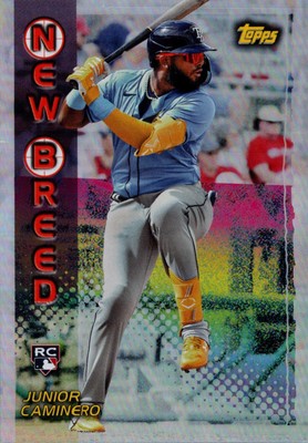 Junior Caminero #99NB-14 New Breed Rookie RainBow Foil 2024 Topps Archives RC