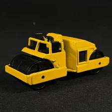 1986 Hot Wheels 69 CAT Road Roller Yellow Diecast Malaysia Loose Nice