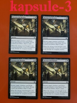 4x Resourceful Return (LP-NM) | Aether Revolt | MTG Magic Cards