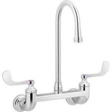 Kohler K-820T70-5AFA-CP Triton Bowe Wall Mount Utility Faucet, Polished Chrome