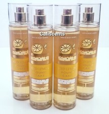 Bath  Body Works ICED LEMON POUND CAKE Fragrance Mist X4 FOUR BOTTLES NEW