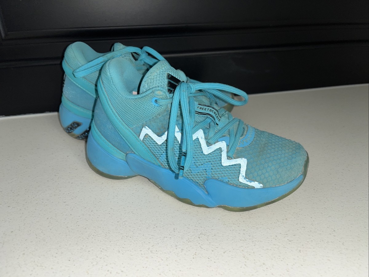 Adidas Don Issue #2 Kids Crayola Blue Donovan Mitchell Basketball