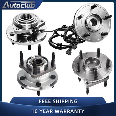 4x Front Rear Wheel Hub Bearing for 2005- 10 Grand Cherokee 2006- 10 Commander