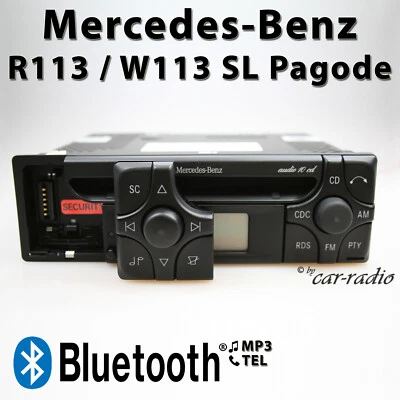 Original Mercedes R113 Radio Bluetooth W113 SL-Klasse Pagode Audio 10 CD MF2199 - Bild 1 von 4