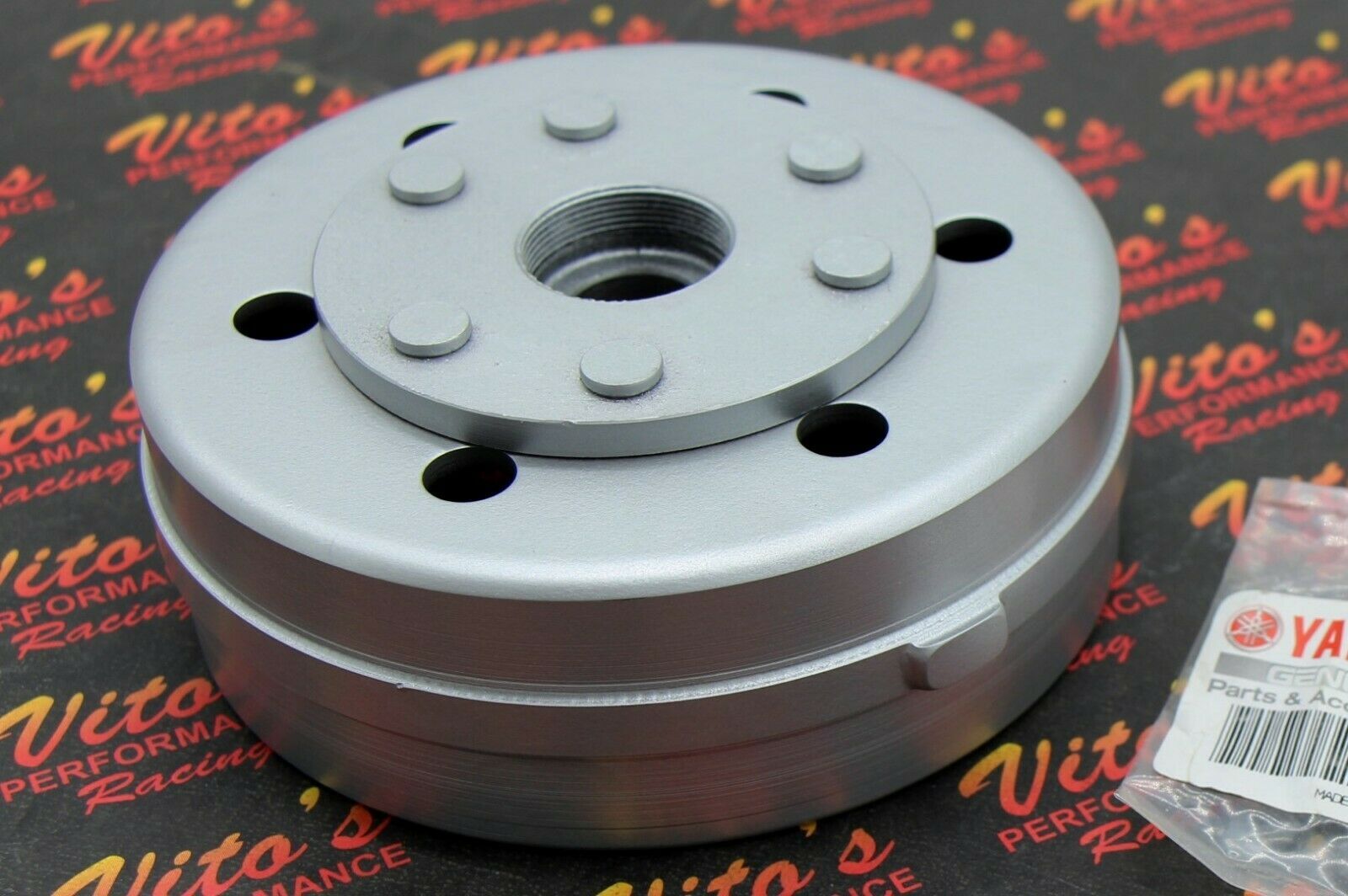 LIGHTENED FLYWHEEL Yamaha Banshee shaved rotor+ NEW OEM nut + VITO's